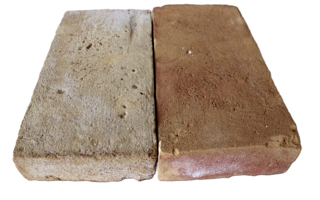 5.5x11x2 Saltillo Paving Brick Natural Raw/Unsealed