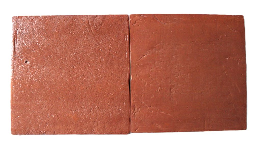 12x12 Saltillo Rustic Soft Brown Stained & Sealed