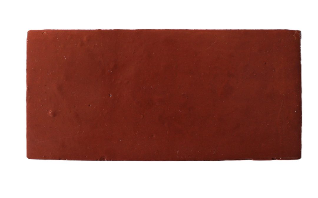 4×8 Saltillo Rectangle Brick Red Stained