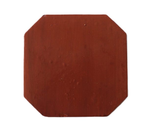 12" & 8" Saltillo Octagon Brick Red Stained - Image 5