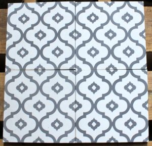 Clearance - 41 Pieces 8X8 Decorative Raw Cement/Encaustic Tile (#18)