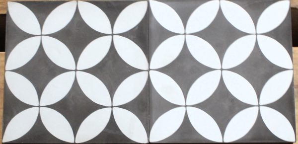 Clearance - 11 Pieces 8X8 Decorative Raw Cement/Encaustic Tile (#20)