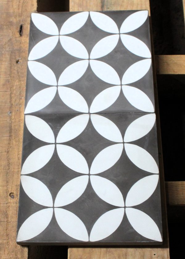 Clearance - 11 Pieces 8X8 Decorative Raw Cement/Encaustic Tile (#20) - Image 2