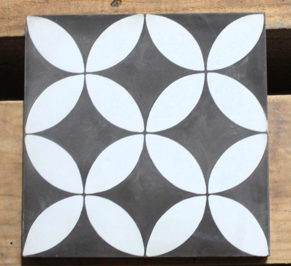 Clearance - 11 Pieces 8X8 Decorative Raw Cement/Encaustic Tile (#20) - Image 3