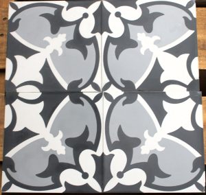 Clearance - 10 Pieces 8X8 Decorative Raw Cement/Encaustic Tile (#22)