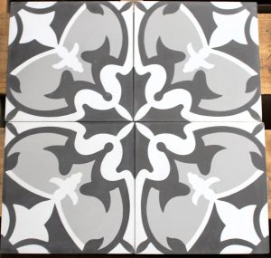 Clearance - 12 Pieces 8X8 Decorative Raw Cement/Encaustic Tile (#23)