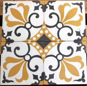 Clearance - 39 Pieces 8X8 Decorative Raw Cement/Encaustic Tile (#25)
