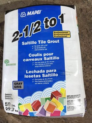 Mapei Gray Saltillo Tile Grout - 50 Lb. Bag