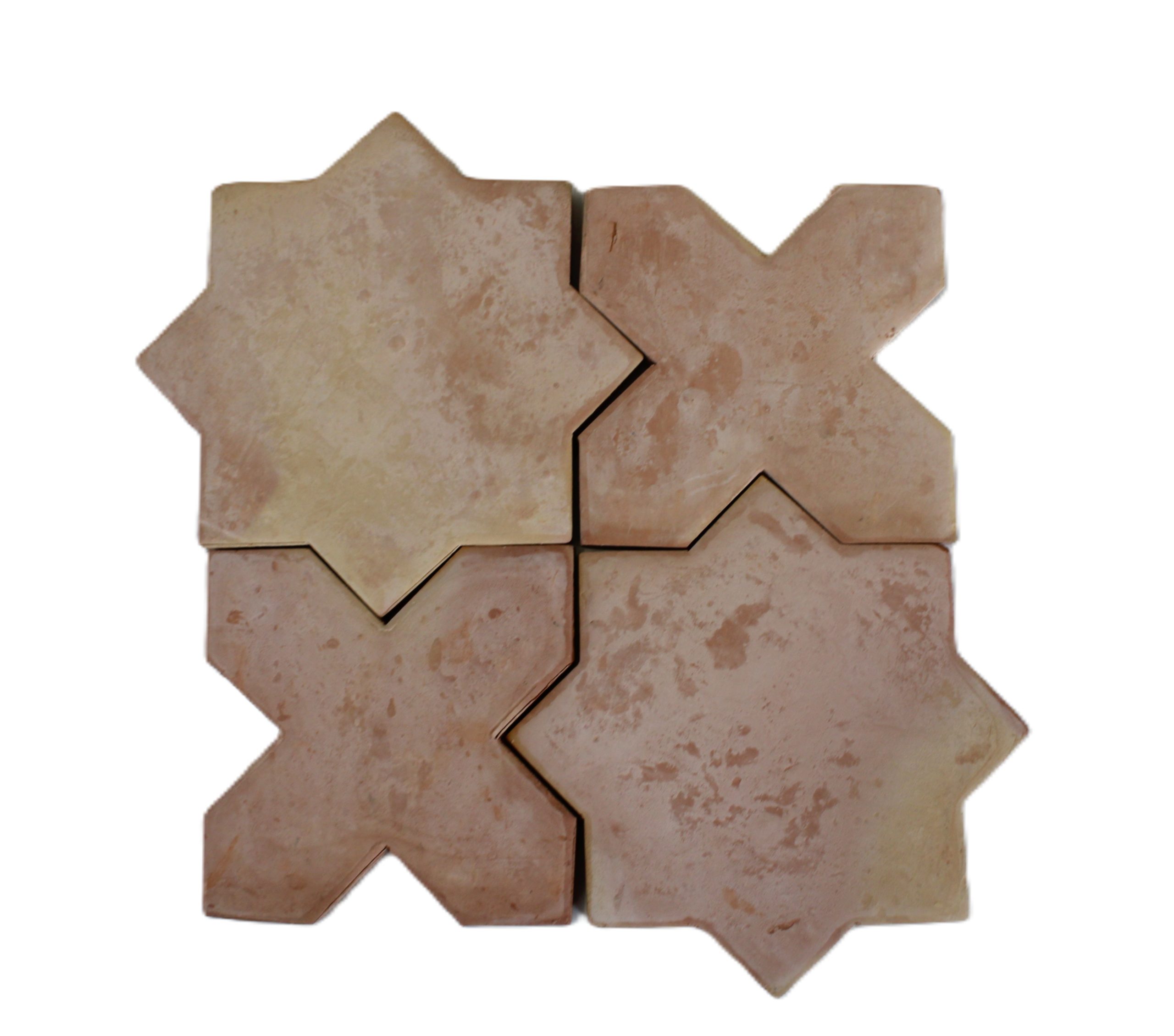 6x6 Saltillo Star Natural Raw/Unsealed - Image 4