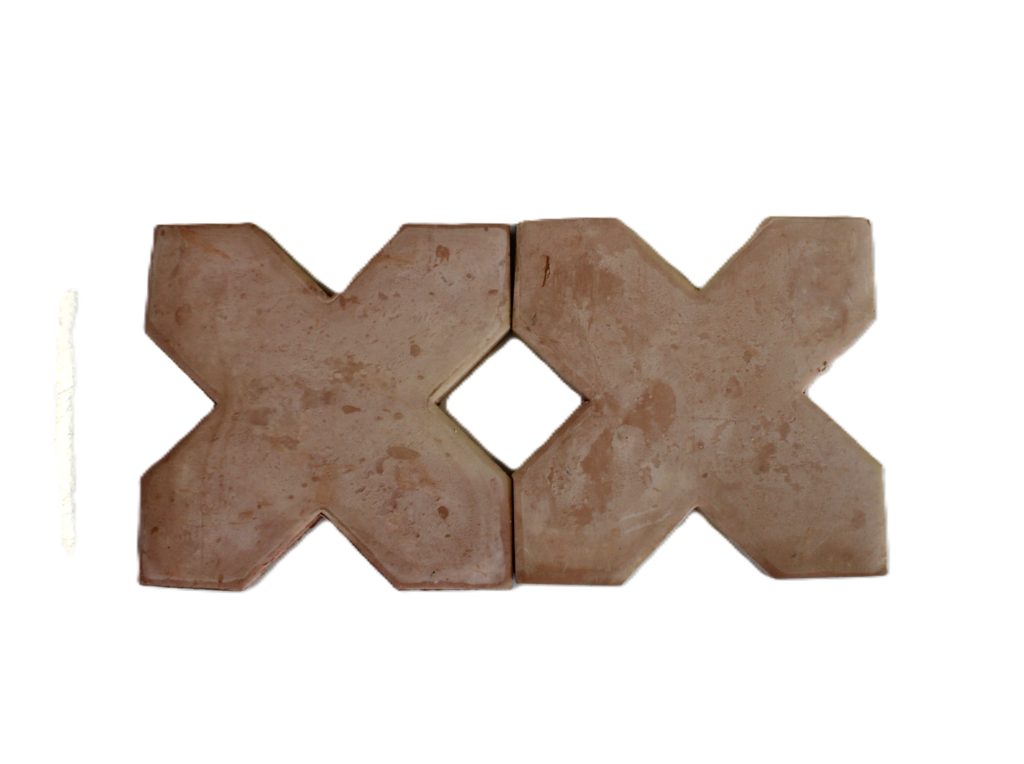 6x6 Saltillo Cross Natural Raw/Unsealed