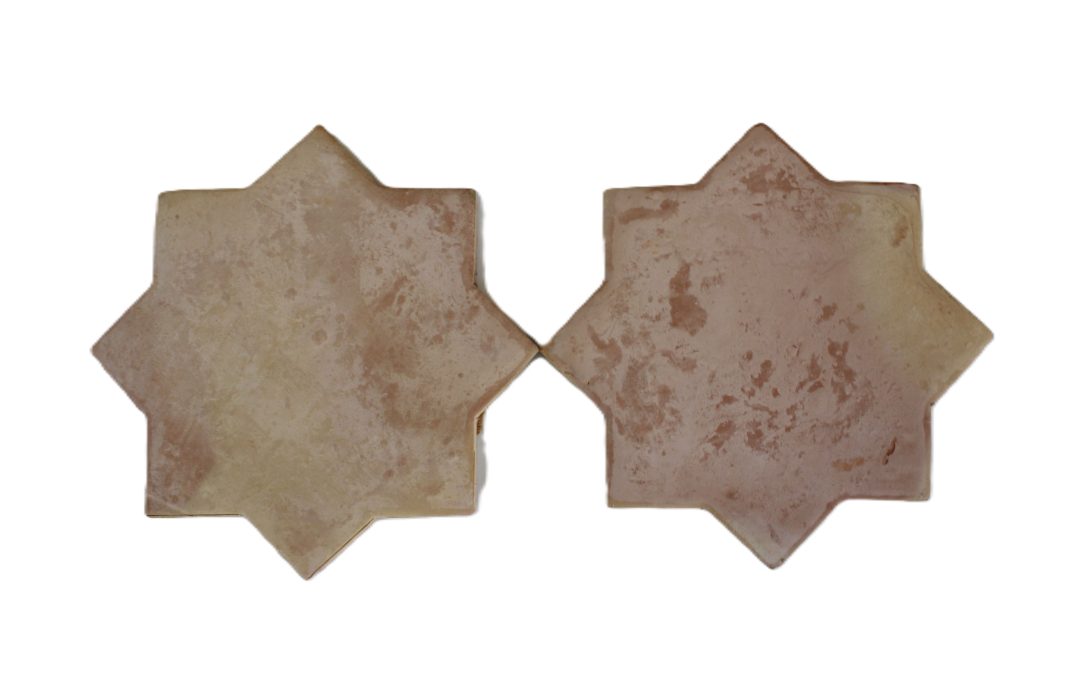 6×6 Saltillo Star Natural Raw/Unsealed
